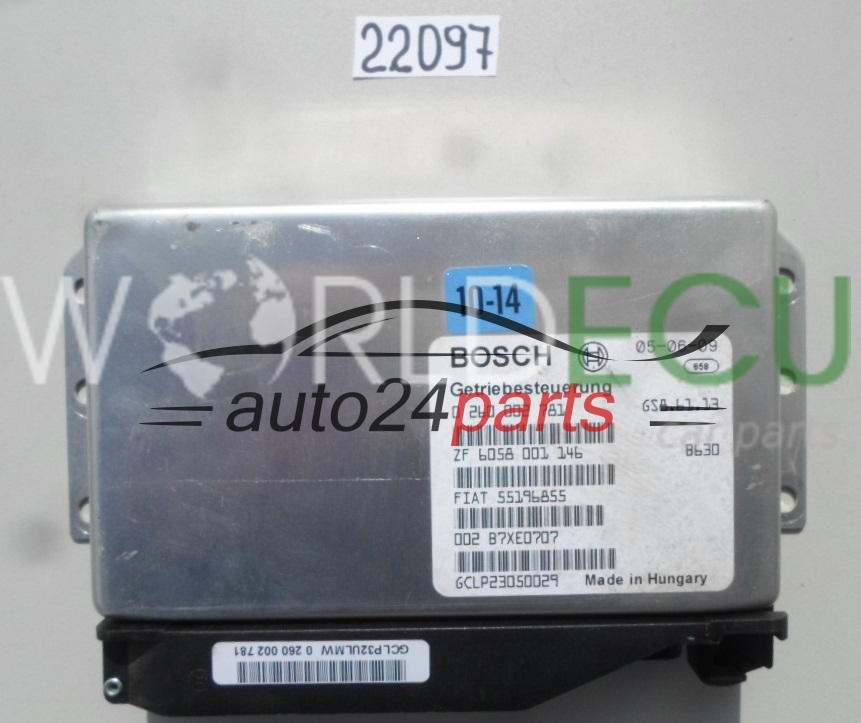 Ecu Automatic Gearbox FIAT DUCATO 2.8 JTD BOSCH 0 260 002 781