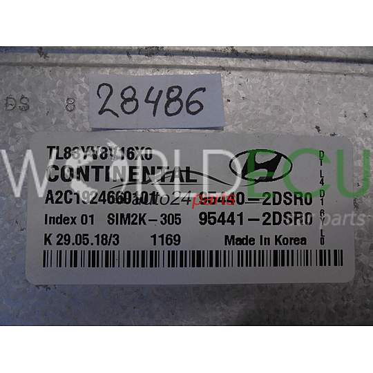 Ecu Automatic Gearbox HYUNDAI A2C1924660101 95440-2DSR0 954402DSR0 SIM2K-305