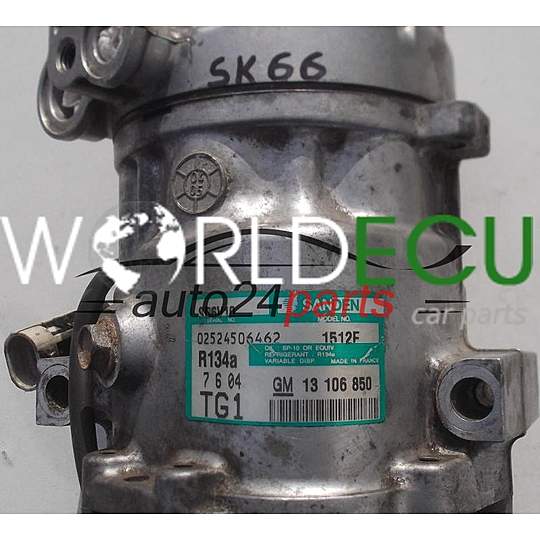 Compressor de ar condicionado  OPEL AGILA 1.3 CDTI GM 13 106 850, 13106850, TG1, SANDEN SD6V10