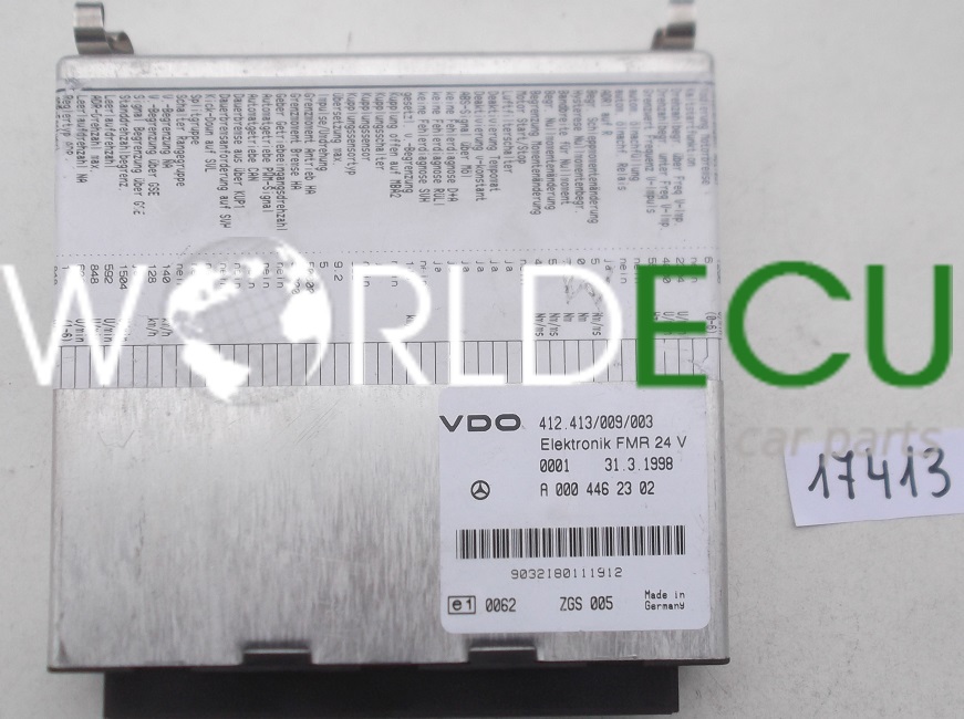 ABS STEUERGERAT FMR MERCEDES ATEGO A0004462302, A 000 446 23 02, 412.
