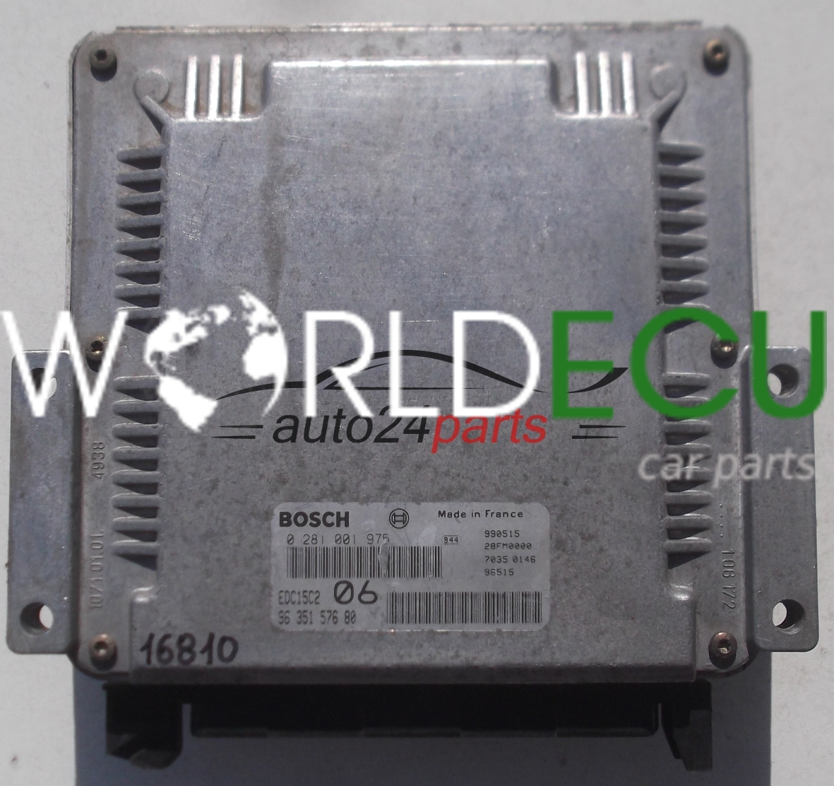 Calculateur (ECU) Décodé EDC15c2 0281010251 Pour Citroën Xantia 2.0 HDi - Occasion Fonctionnel