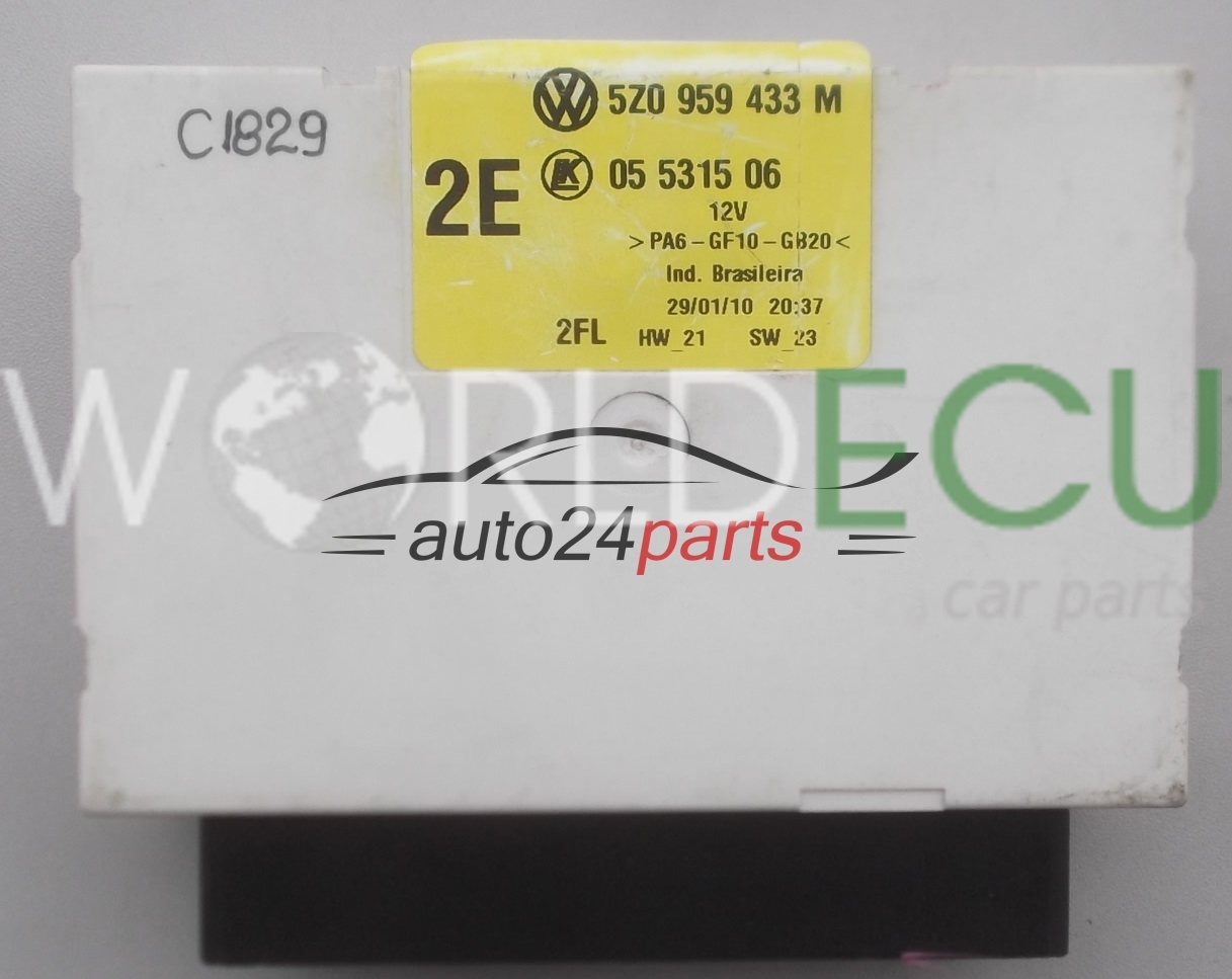 COMFORT CONTROL MODULE BSI BSM VW VOLKSWAGEN 5Z0 959 433 M, 5Z0959433M