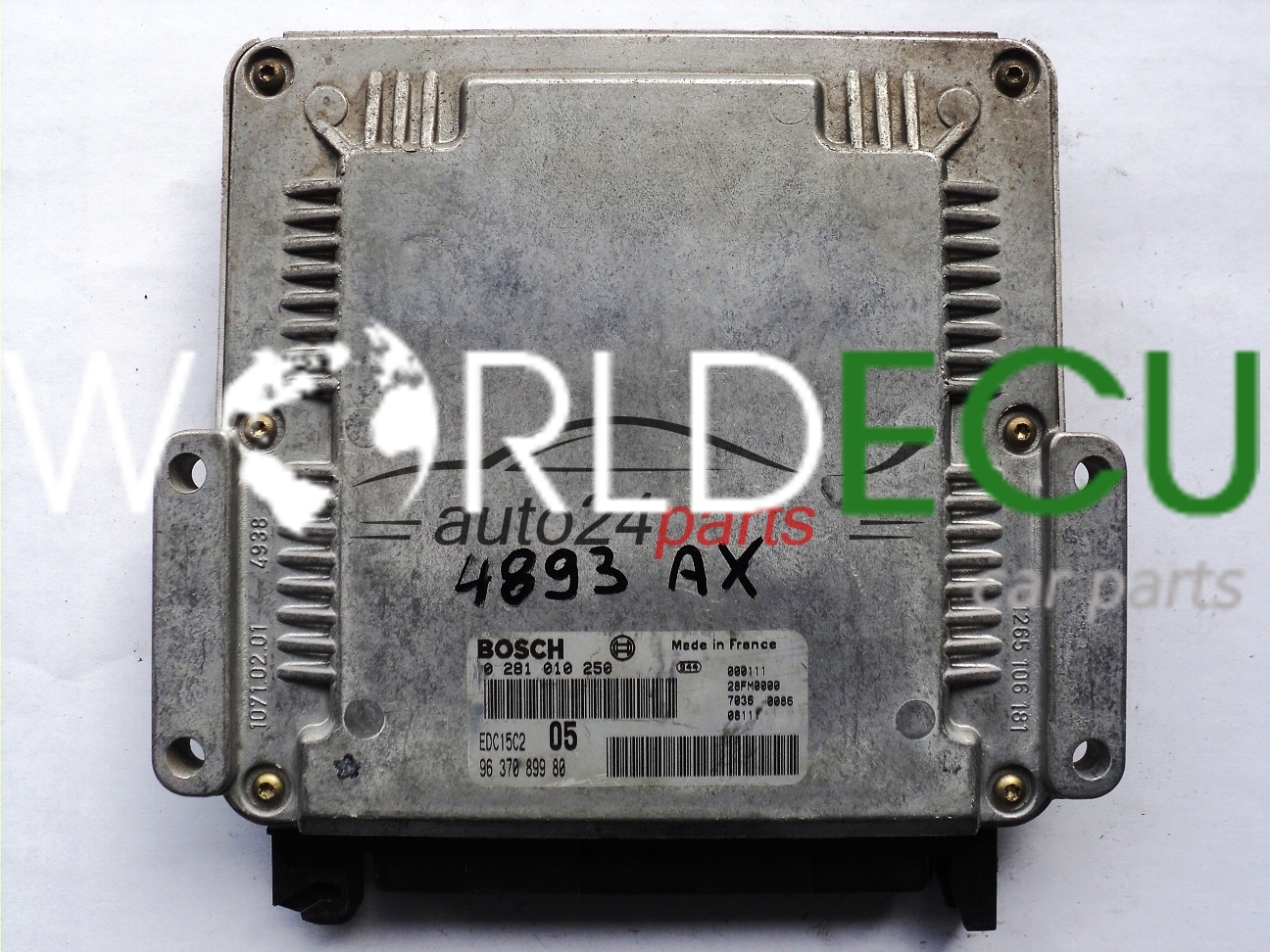 ECU ENGINE CONTROLLER PEUGEOT 206 2.0 HDI BOSCH 0281010250, 0 281 010