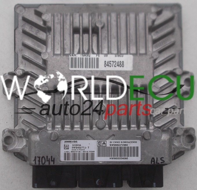 Calculateur Moteur PSA SID 803 Décodé - Réf. 5WS40167F-T - Occasion Fonctionnel