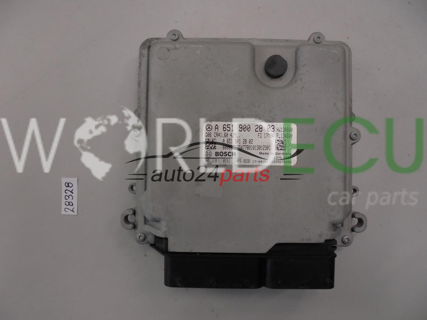 ECU Engine control unit MERCEDES BENZ 0281031244 A6519002803 ECU