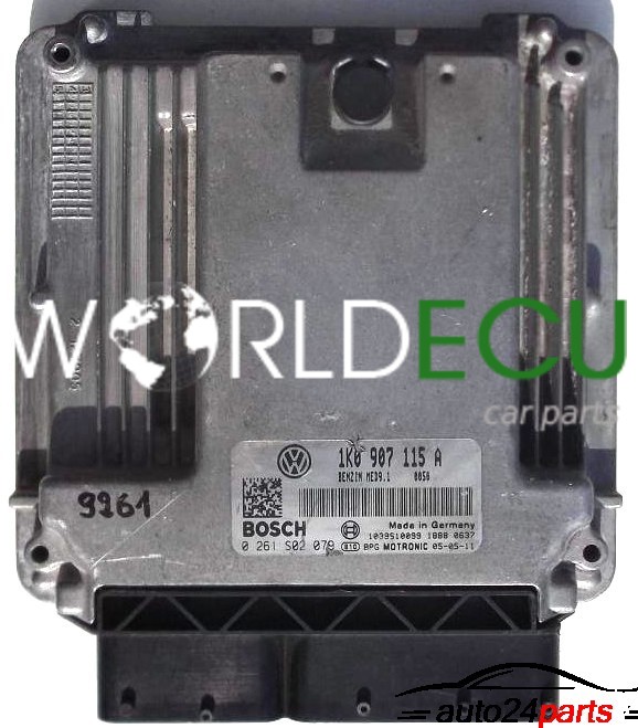 ECU ENGINE CONTROLLER VW VOLKSWAGEN GOLF 2.0 TURBO, 0 261 S02 079