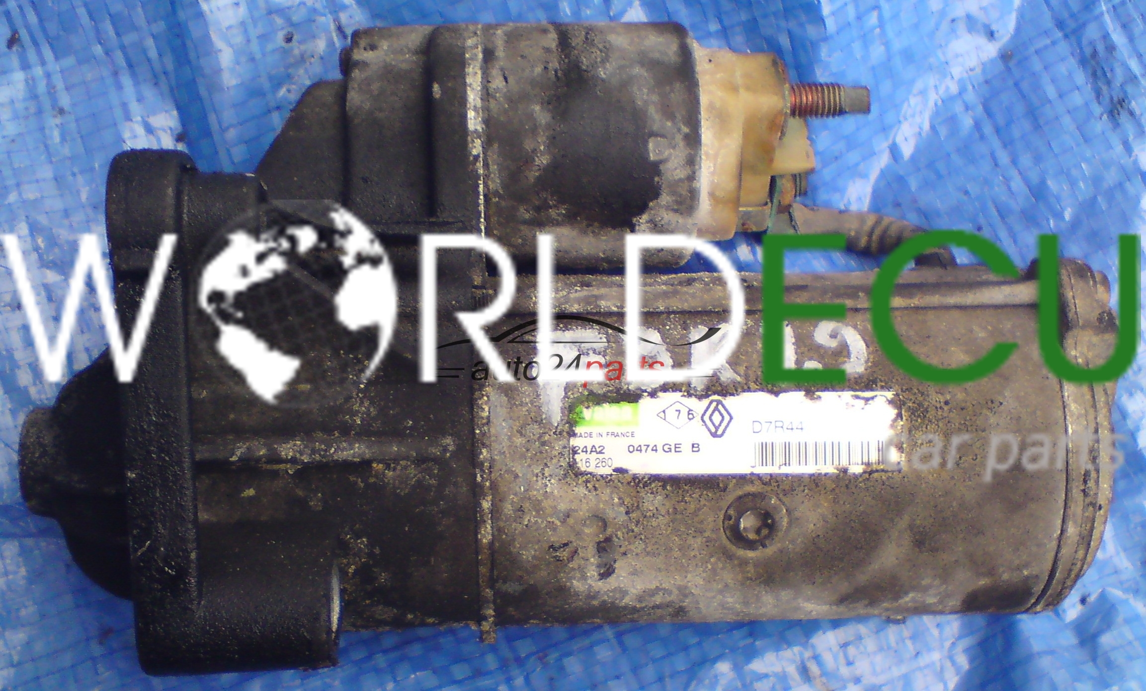 STARTER MOTOR 1.9 DCI OPEL VIVARO D7R44 STARTER MOTOR World ECU