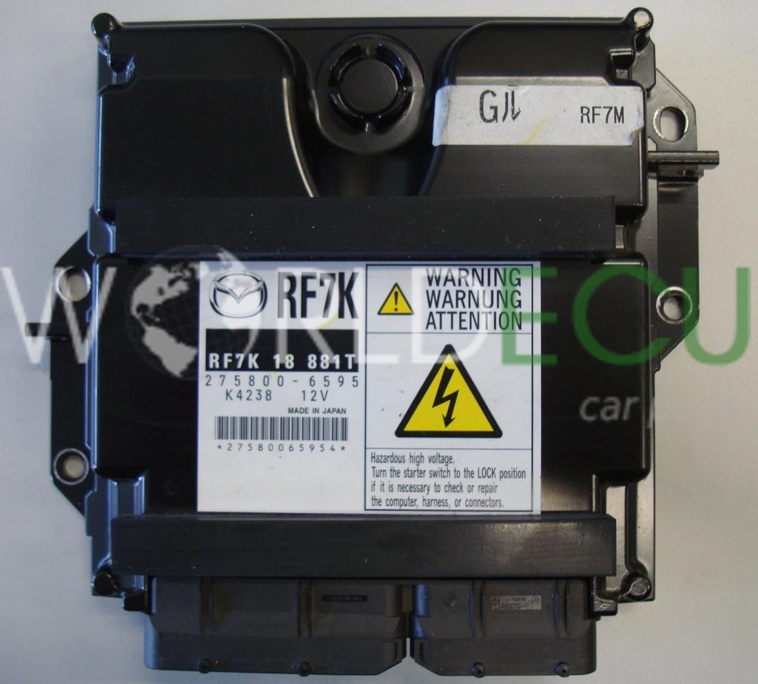 ECU ENGINE CONTROLLER MAZDA DENSO 2758006595, 275800-6595