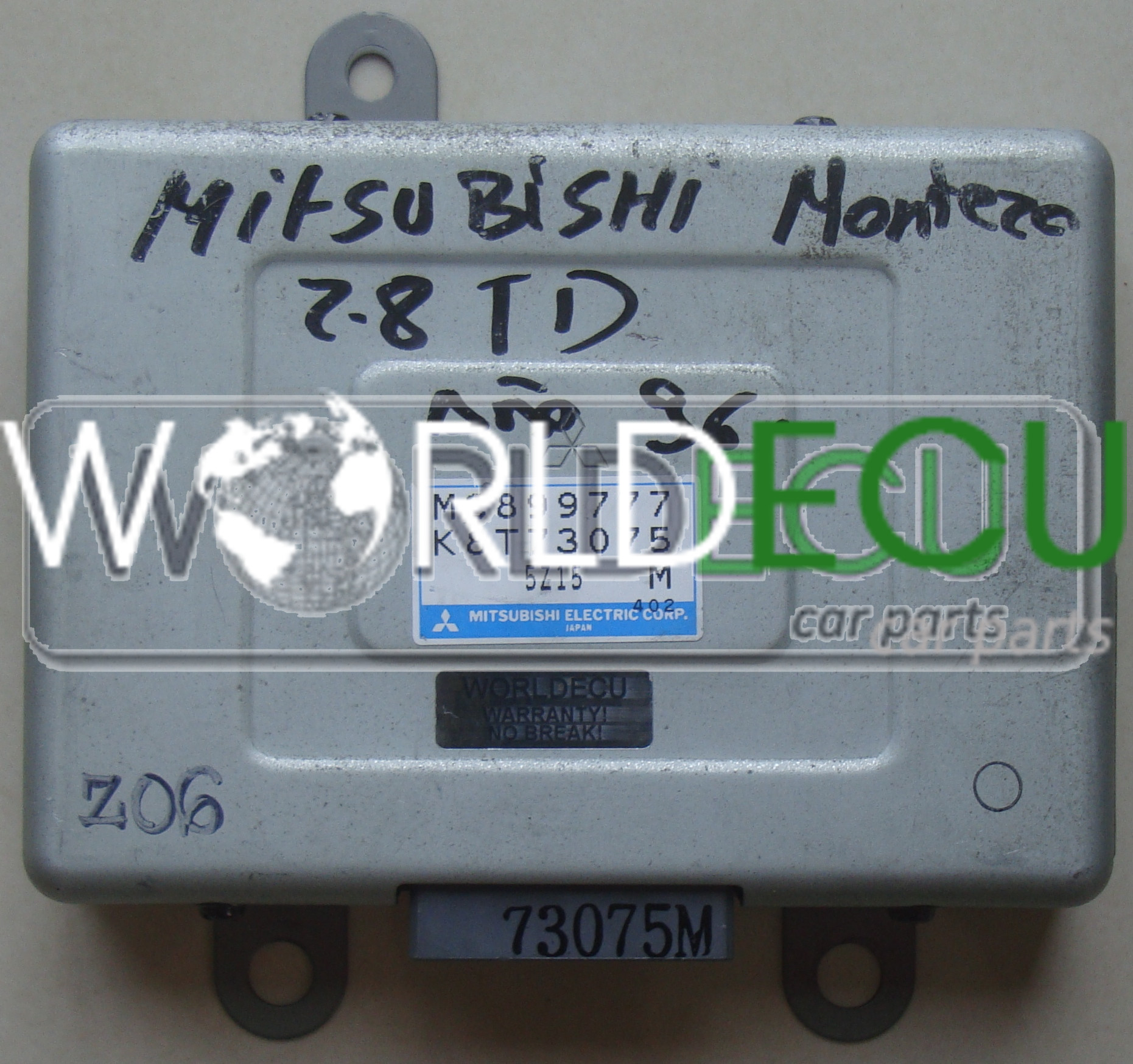 ECU ENGINE CONTROLLER MITSUBISHI MONTERO MC899777 / K8T73075 