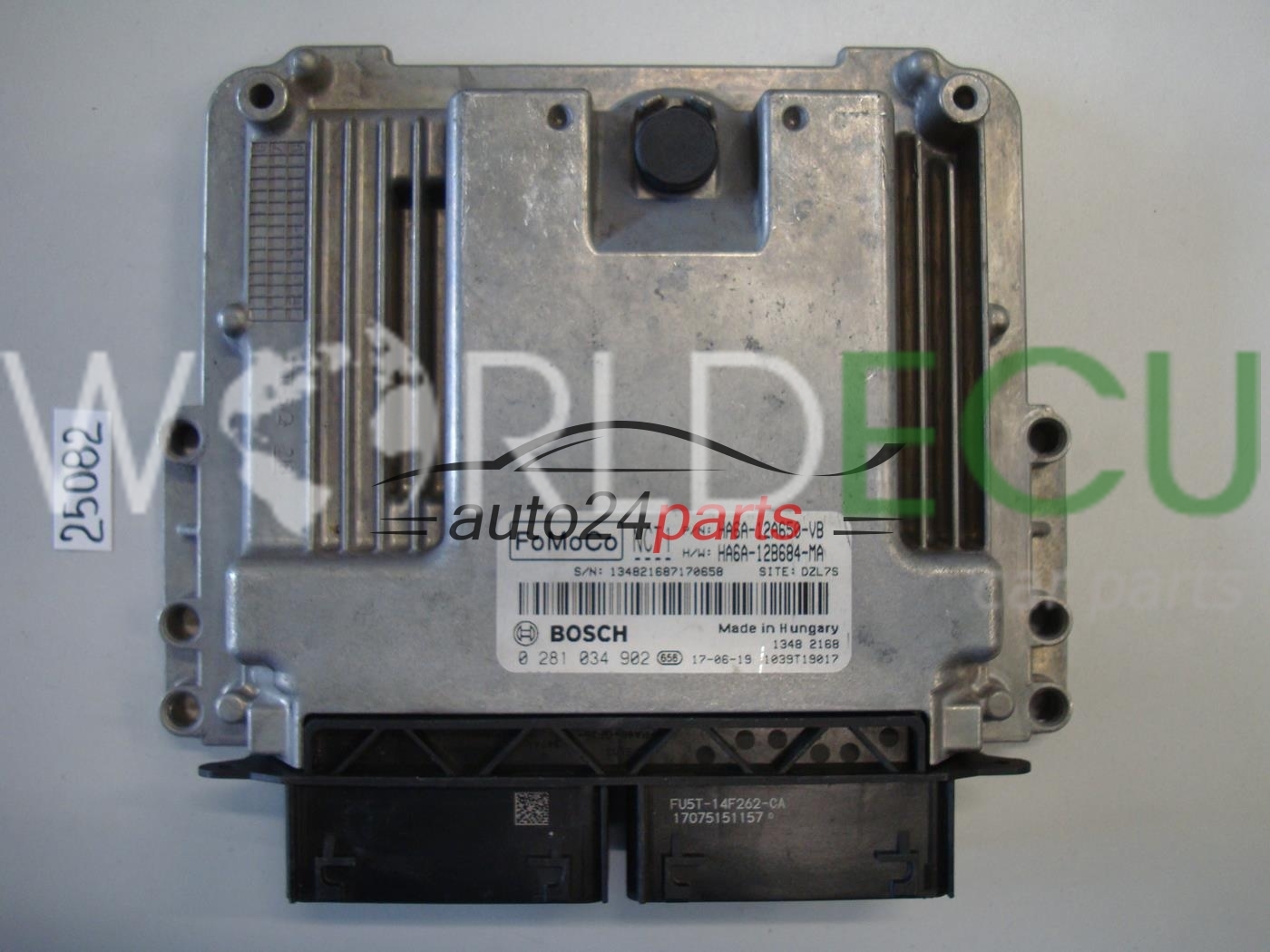 ECU Engine control unit FORD FIESTA 1.5 TDCI BOSCH 0 281 034 902, 0281034902, HA6A12A650VB