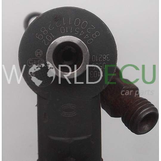 INYECTOR DEL COMBUSTIBLE  DIESEL COMMON RAIL OPEL RENAULT 2.2 DCI BOSCH 0445110102, 8200112289, 0986435106 - USED