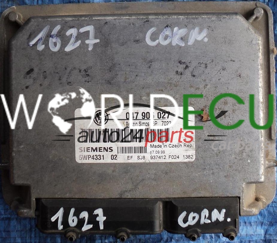 ECU CENTRALITA DE MOTOR VW VOLKSWAGEN LUPO 1.0 047906027, 047 906 027 ...