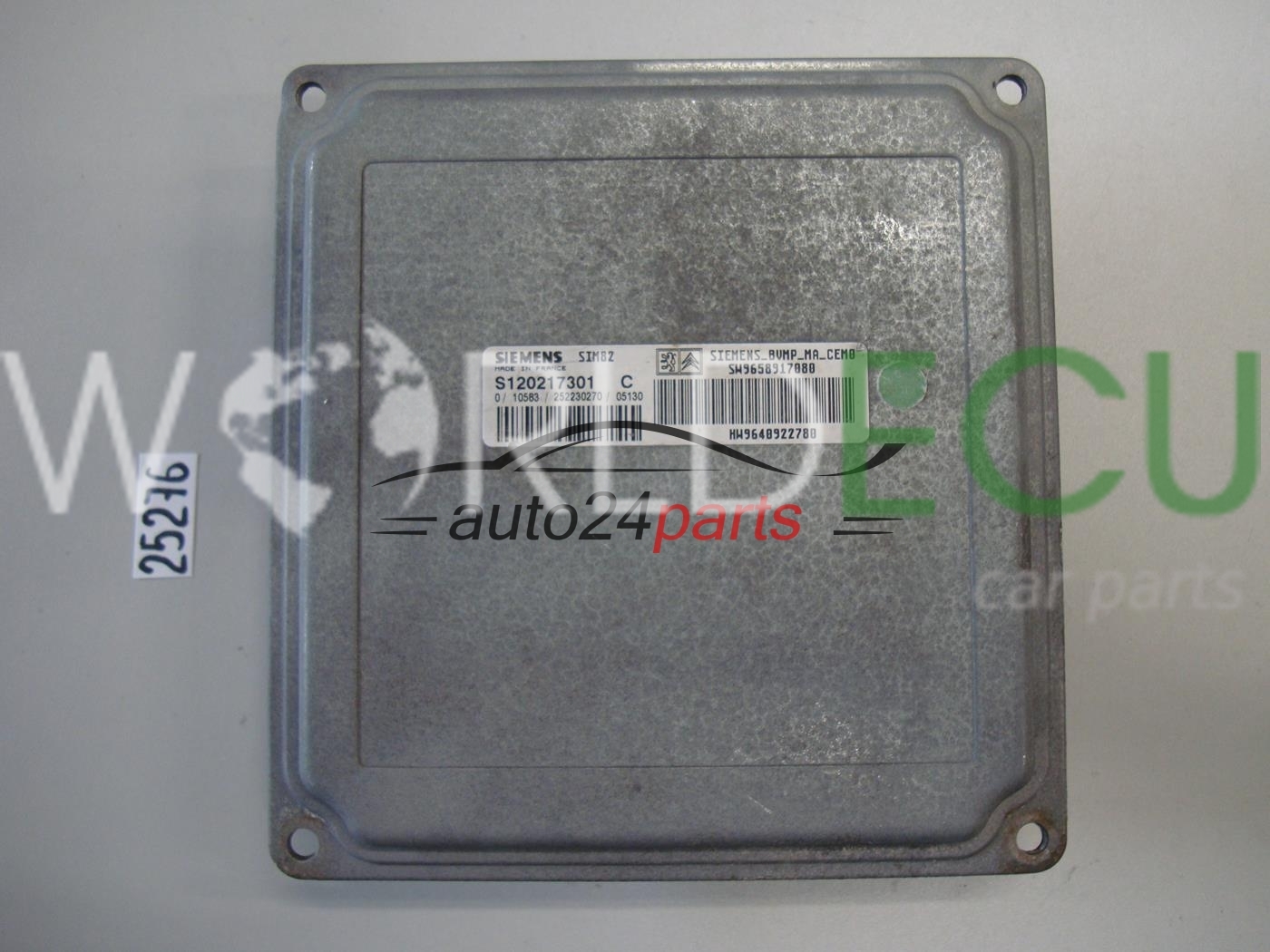 Ecu Automatic Gearbox RENAULT S120217301C, SW9658917080, HW9640922780