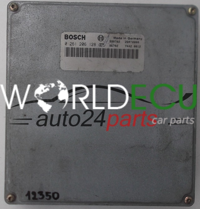 CALCULATEUR MOTEUR NISSAN MICRA BOSCH 0 261 206 128, 0261206128 ...