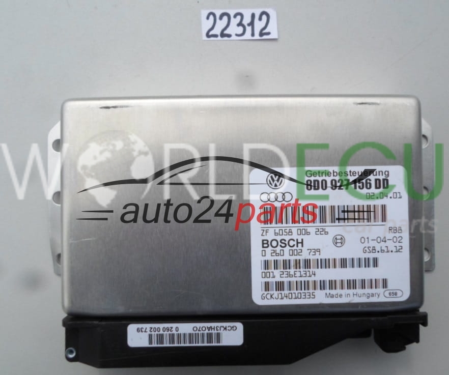 Ecu Automatic Gearbox AUDI VW VOLKSWAGEN BOSCH 0 260 002 739