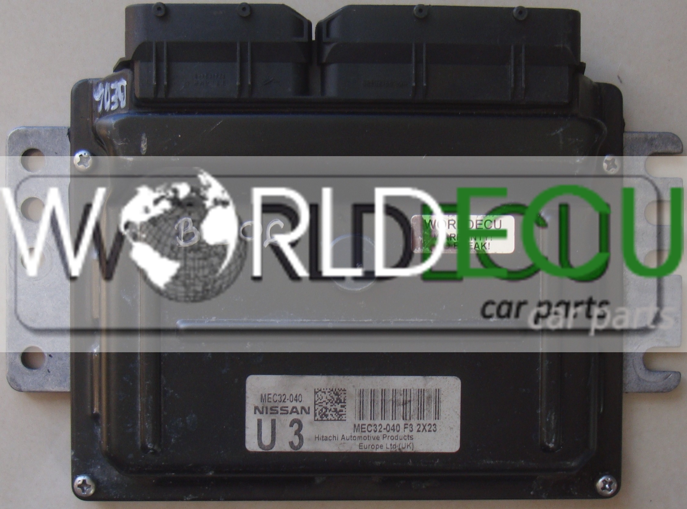 ECU ENGINE CONTROLLER NISSAN MICRA HITACHI MEC32-040 U3 / MEC32040U3 ...