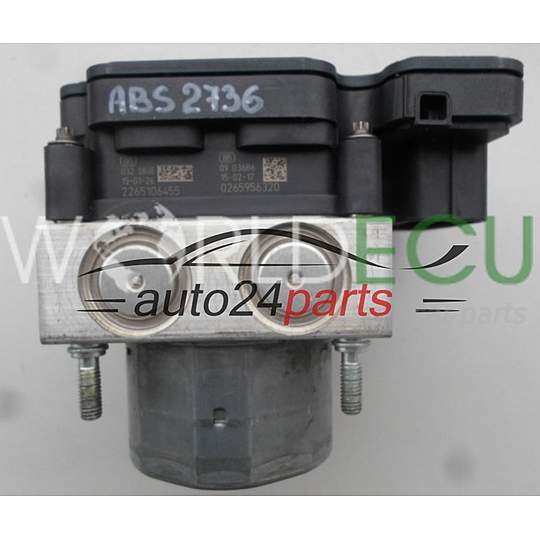 ABS POMPA CENTRALINA SMART FORTWO BOSCH 0 265 260 969, 0265260969, A4539003001, 476603428R, 0265956320