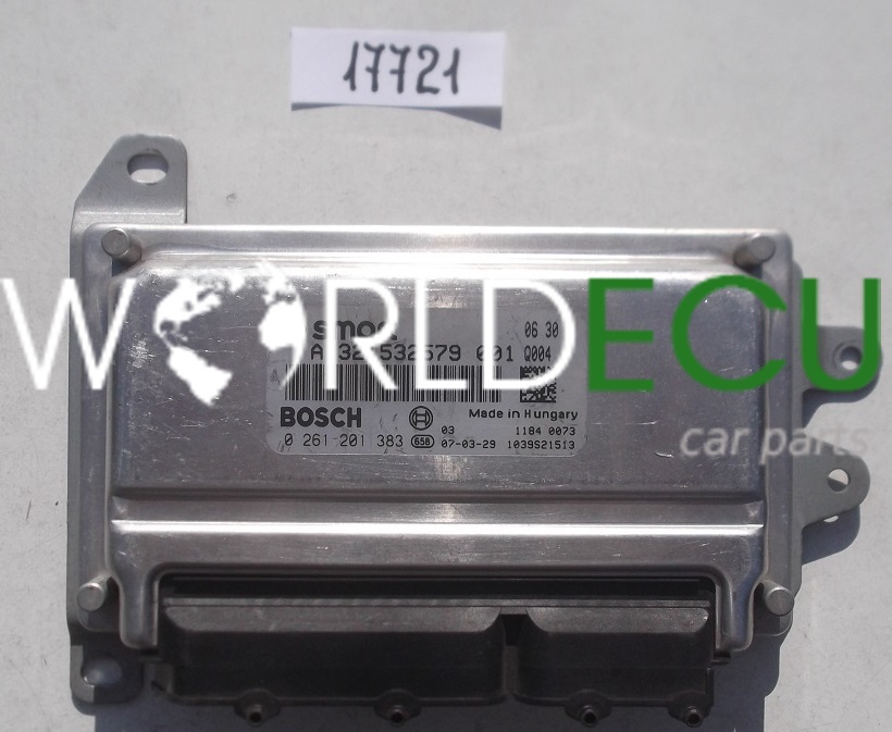 Calculateur Moteur Smart Fortwo 0.6i - Réf Bosch 0261205005 - Compatible 0003107V007 - Occasion