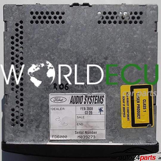 RADIO CD 6000 RDS FORD RYS4F-18C815-AA / RYS4F18C815AA / M039273