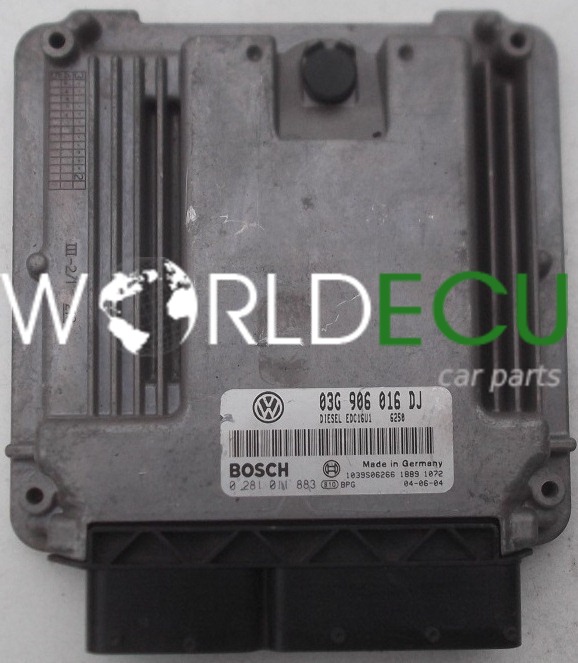 Calculateur Moteur Décodé Pour Skoda Octavia 1.9 TDI Bosch EDC16U1 - Plug And Play Immo-off