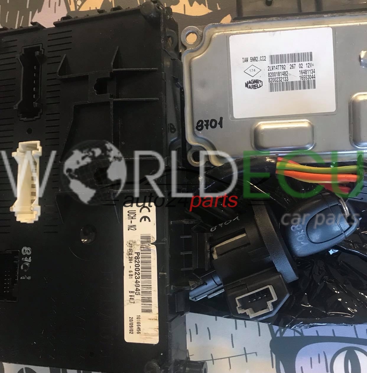 Centralina motore RENAULT IAW 5NR2.CI2, IAW5NR2CI2, 8200181482 ...