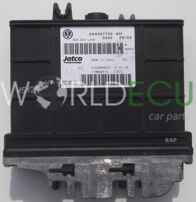 Ecu Automatic Gearbox VOLKSWAGEN Jatco ADC103.01, ADC10301, 09A 927 750