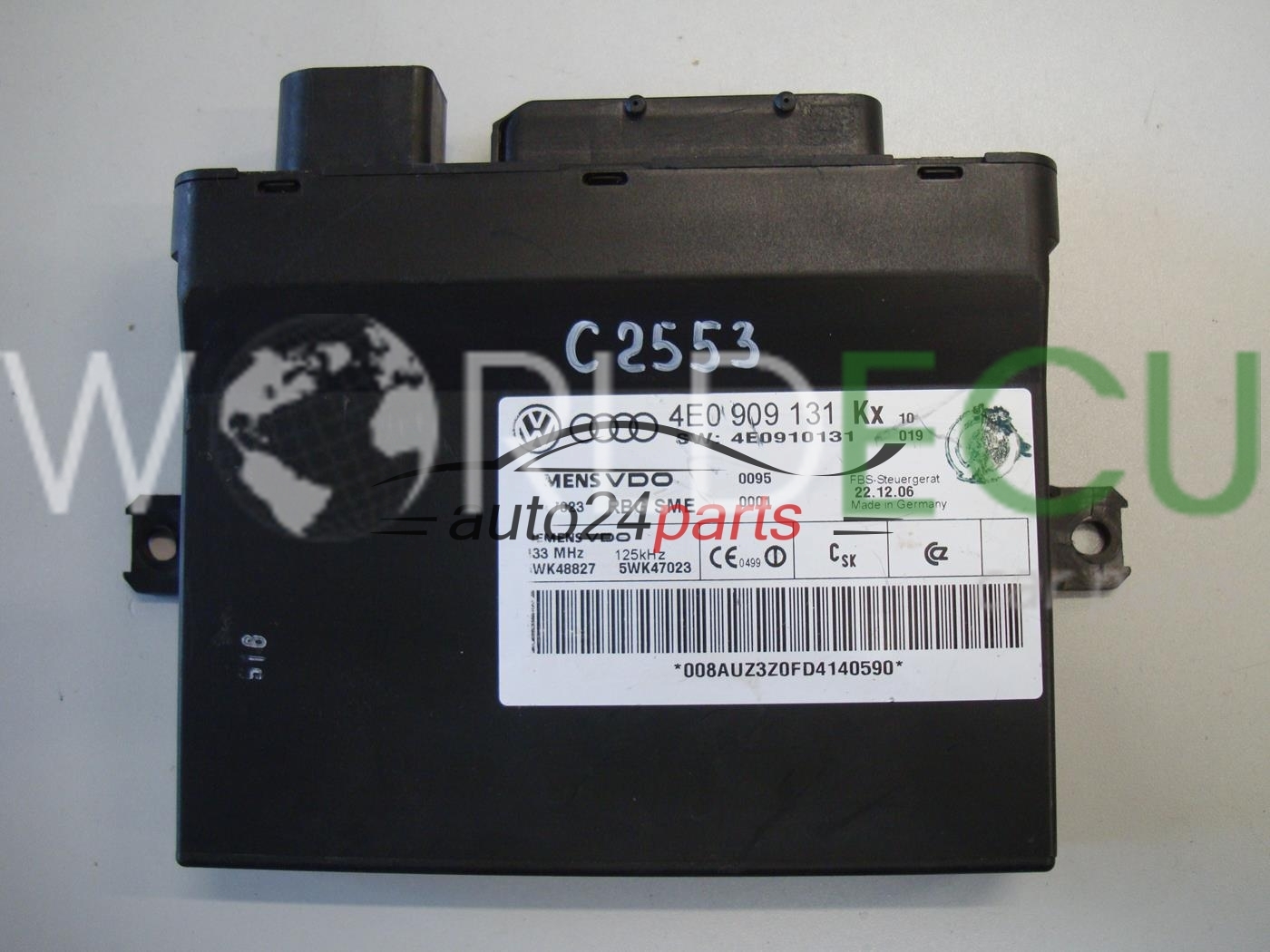 COMFORT CONTROL MODULE BSI BSM KESSY AUDI 4E0909131, 5WK47023 COMFORT