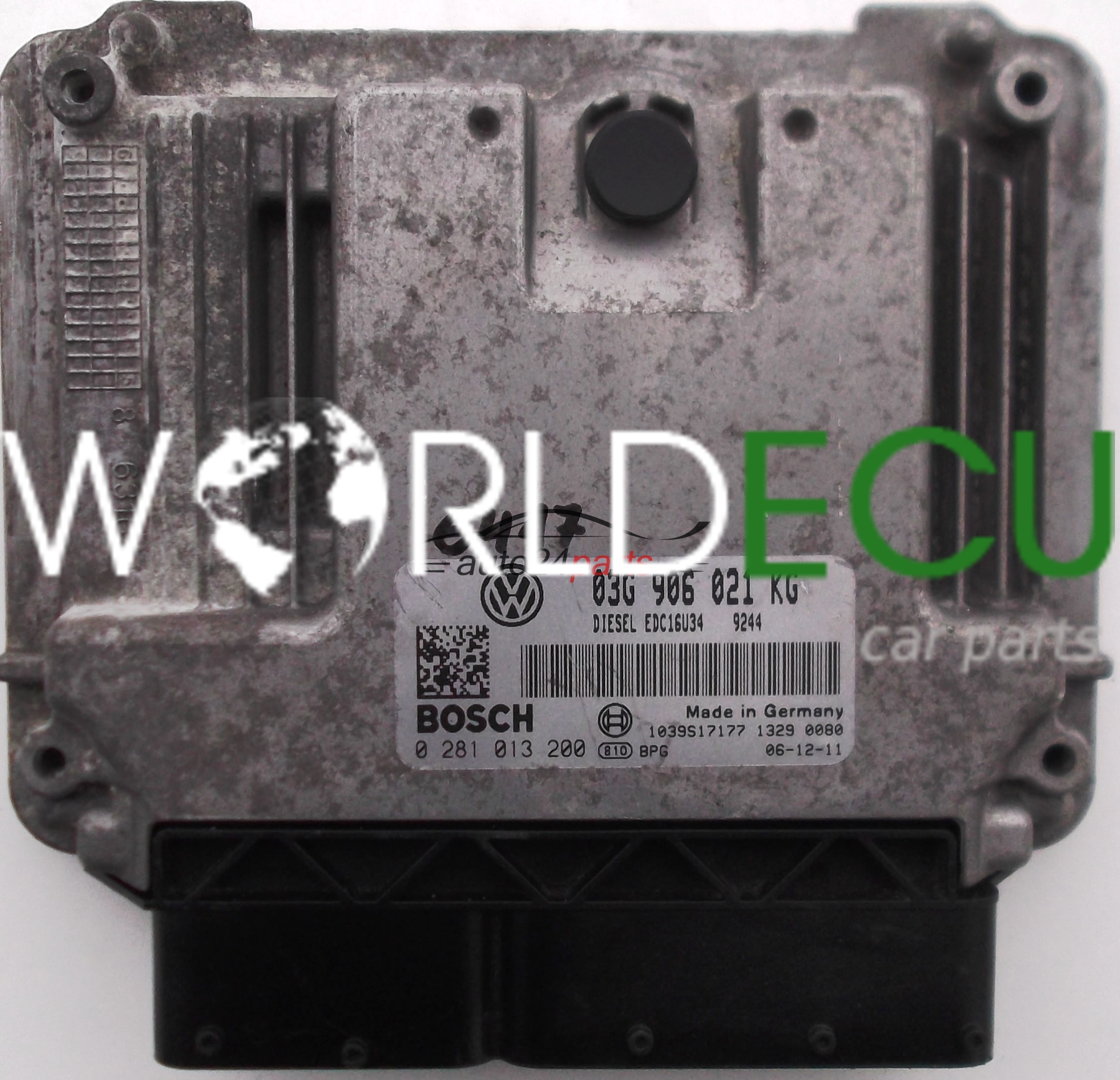 Calculateur Moteur Décodé Pour VW Touareg 2.5 TDI - Bosch EDC16U1, Ref 070906016F, Prêt à Monter