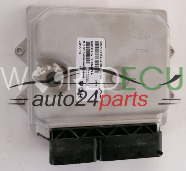 Calculateur Moteur Vierge Fiat 500 1.3 JTD MJD - Référence 8F2.E1 51872452 HW00P - Magneti Marelli Remanufacturé