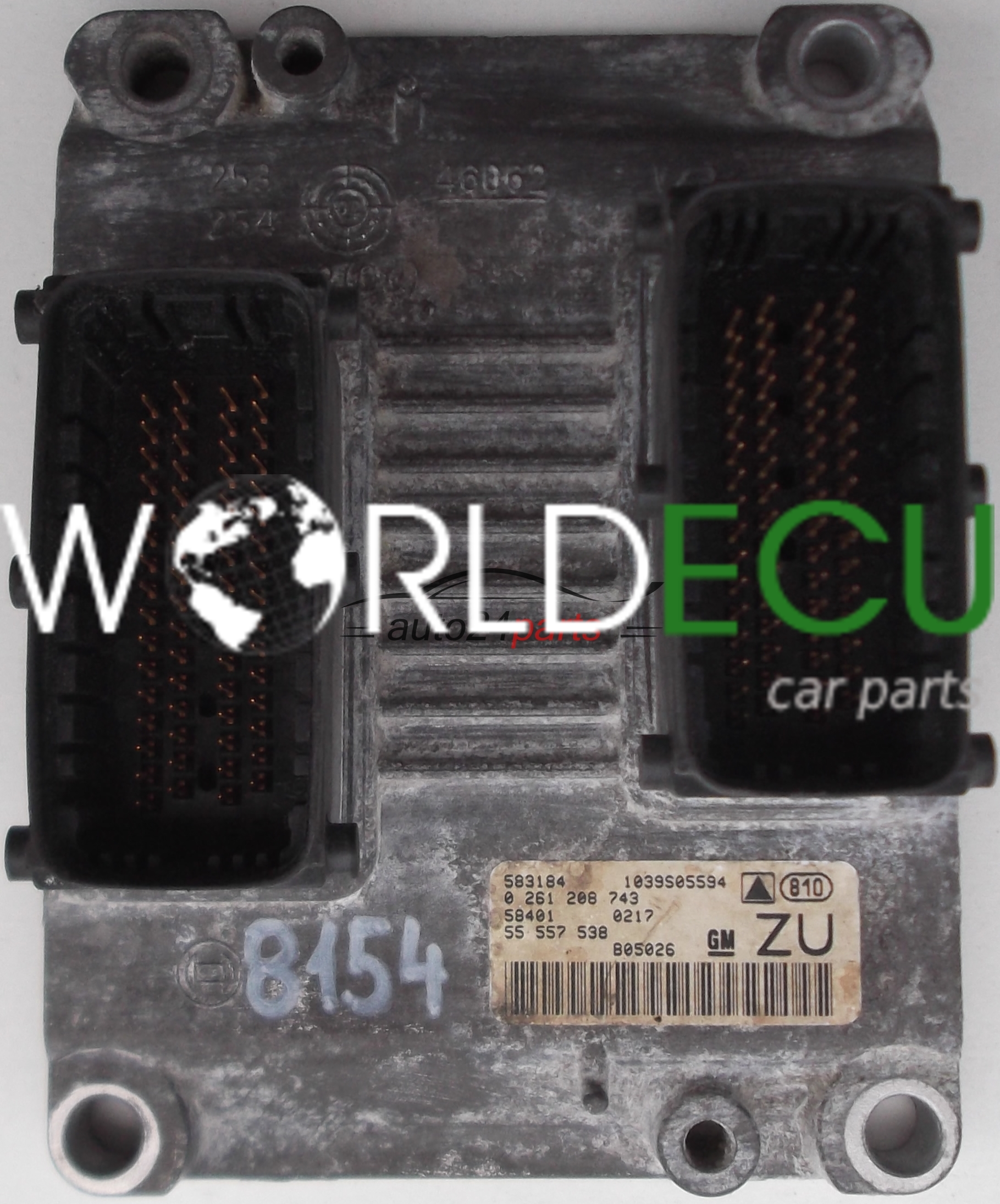 ECU ENGINE CONTROLLER OPEL VECTRA C 3.2 V6, 55 557 538, 55557538, 0 261