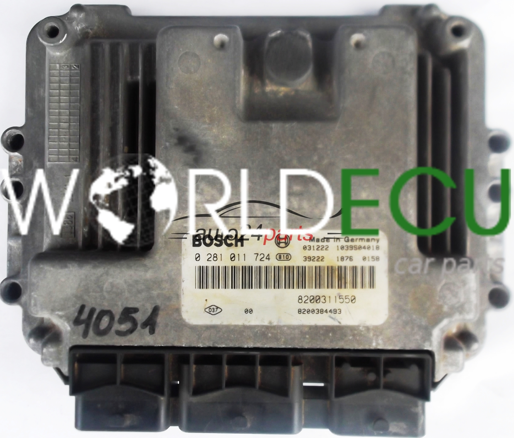 Calculateur Moteur Vierge Reprogrammé Renault Espace 4 2.2 DCI - Bosch 0281012058, Remanufacturé