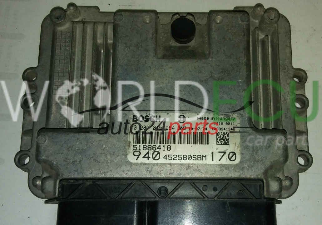 Calculateur Moteur Vierge ALFA ROMEO Giulietta 2.0 EDC16C39 - Ref 0281015951