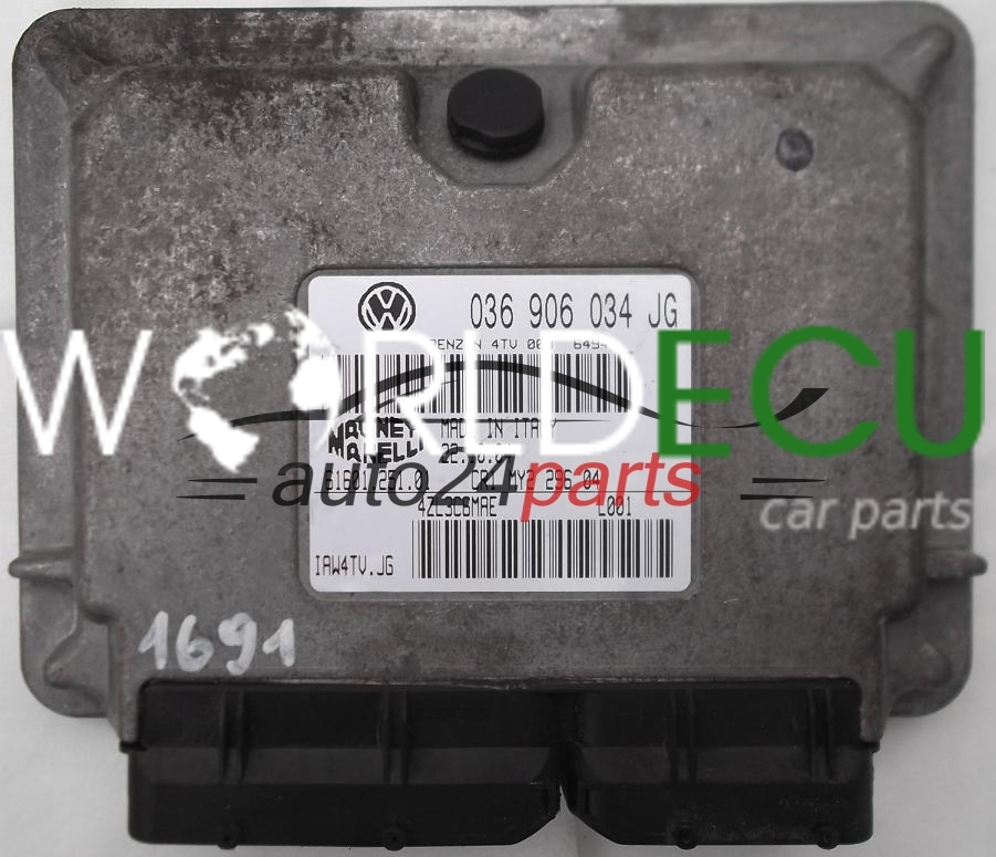 Calculateur Moteur Magneti Marelli Pour SEAT IBIZA 1.4 16S - Réf. 03C906024AF 61601.424.02 4HV.H - Occasion