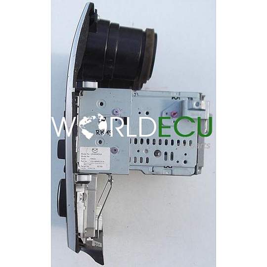 CD RADIO CONTROL PANEL CLIMATRONIC GR4B66DSX MAZDA 6 CQ-MM45701A / CQMM45701A / YEFM011759 / K6021