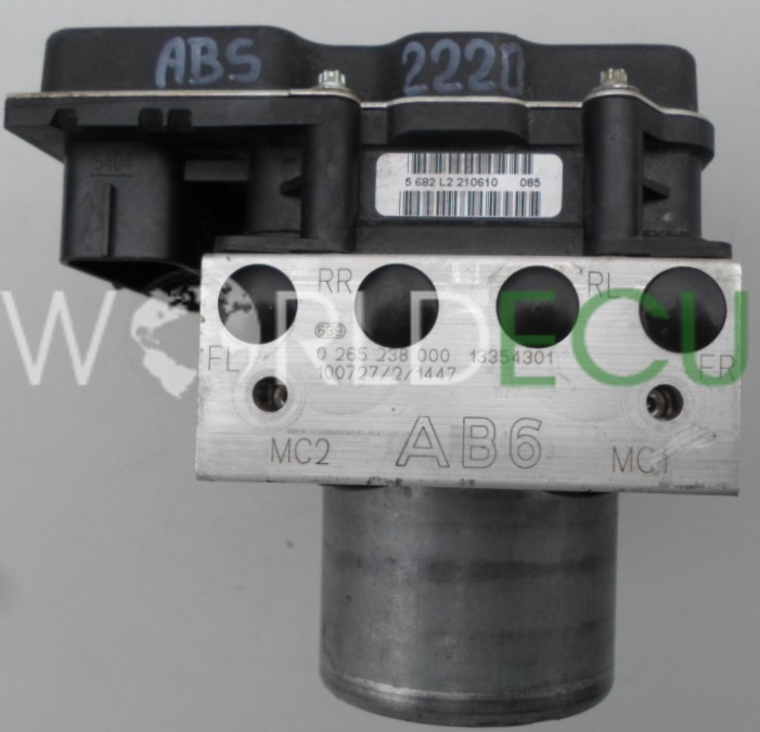 ABS PUMP MODULE OPEL MERIVA 1.7 CDTI BOSCH 0 265 238 000, 0265238000