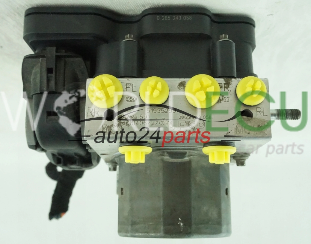 Abs Pump Module FIAT DUCATO 51935299, 0265243058, 0265956036 ABS PUMP