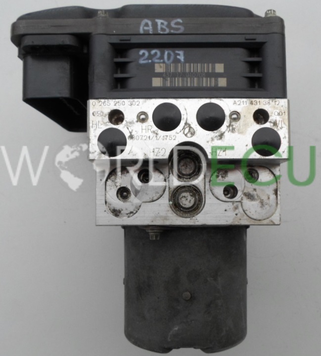 ABS PUMP MODULE MERCEDES W211 BOSCH 0 265 250 302, 0265250302
