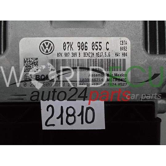 Centralina motore VW VOLKSWAGEN 2.5L BOSCH 0 261 S06 689, 0261S06689, 07K 906 055 C, 07K906055C, ME17.5.6