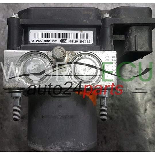 ABS POMPA CENTRALINA PEUGEOT BOSCH 0 265 232 398, 0265232398, 9660107180, 0265800861