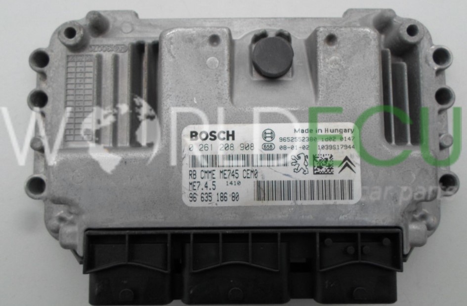 Calculateur Moteur PSA Peugeot Citroën IAW 6LPB – HW 9659580780 / SW 9663318680 (occasion)