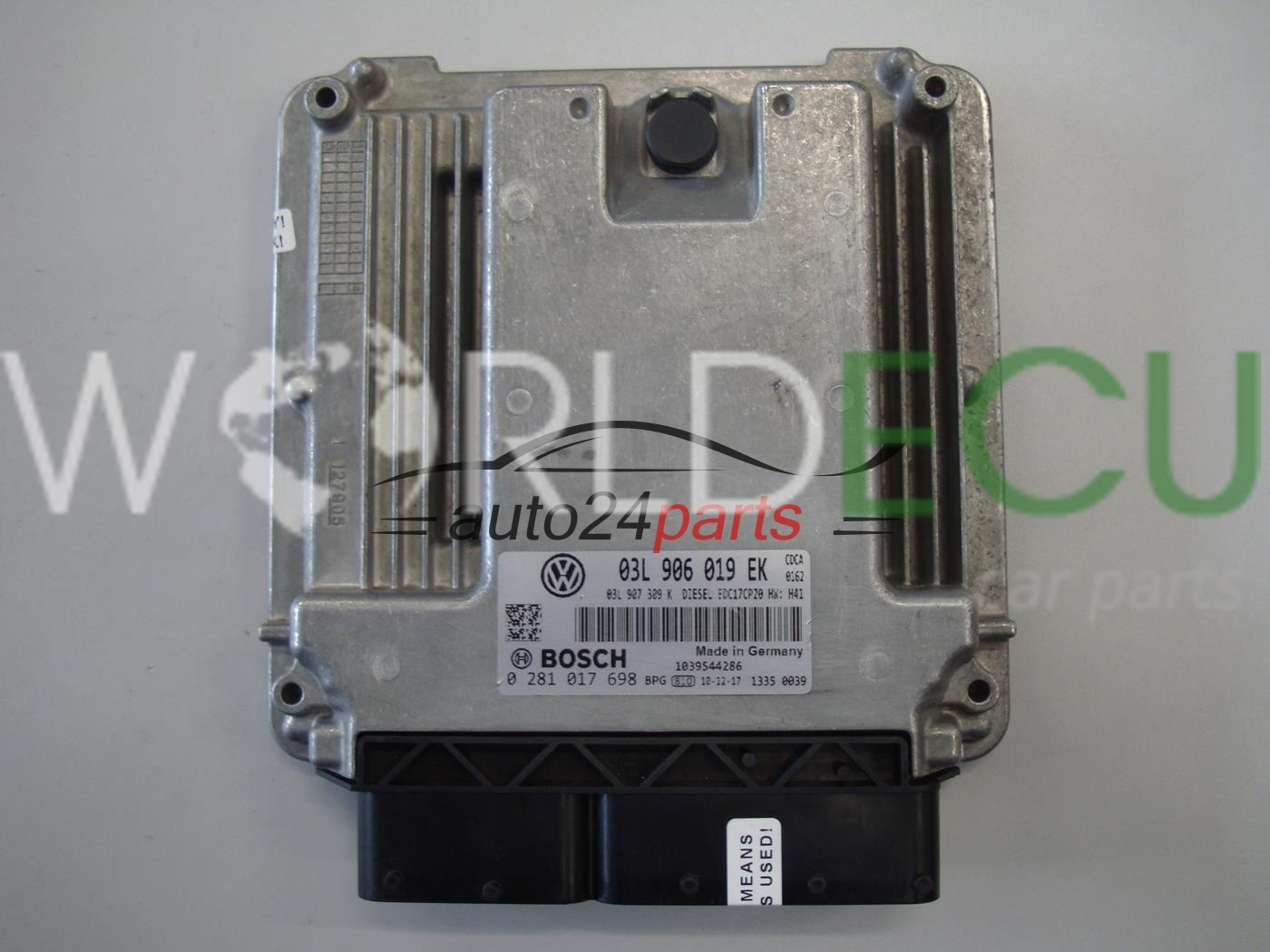 Calculateur Moteur VOLKSWAGEN BOSCH 0 281 017 698, 0281017698