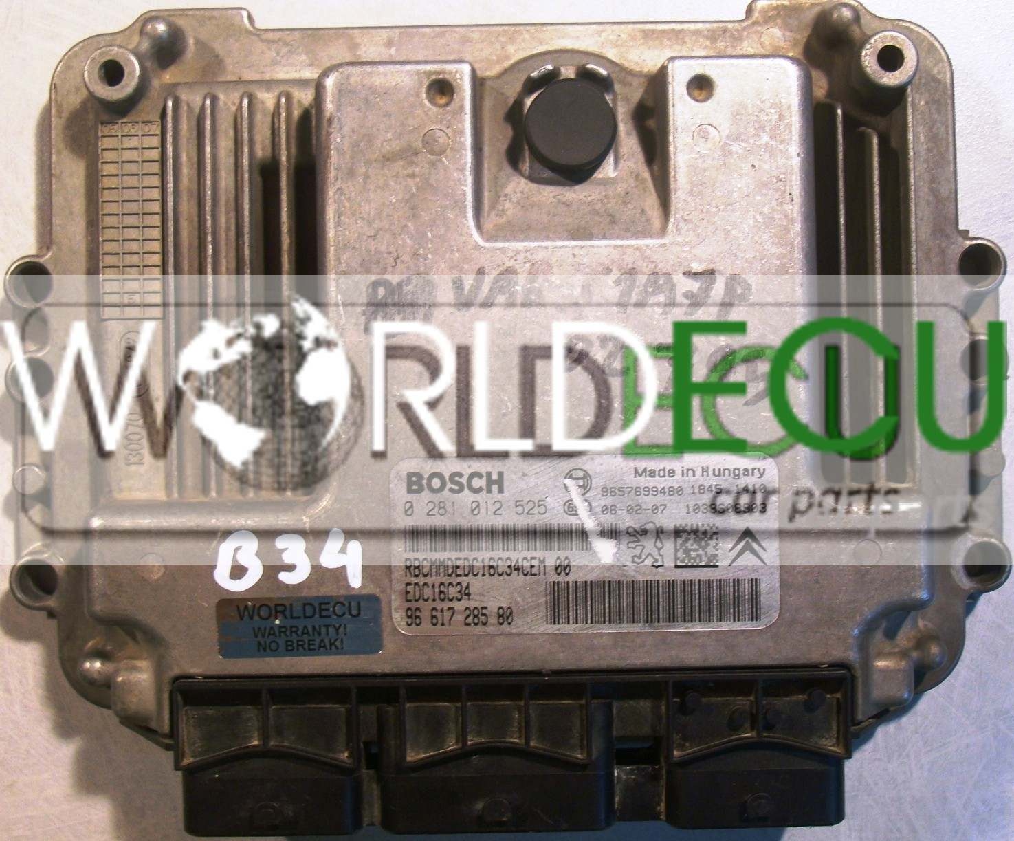Module Antidémarrage IMMO OFF Pour Citroën C4 1.6 HDI | Plug&Play, Réf. 0281014729 | Reconditionné Avec Garantie 1 An