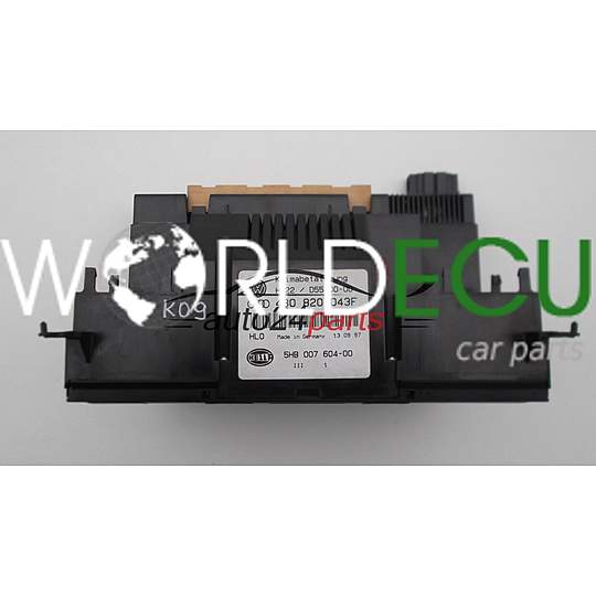 HEATING AND AIR CONDITIONING CONTROL PANEL SWITCH CLIMATRONIC VW AUDI A4 AVANT A6 LIMO HELLA 5HB 007 604-00, 5HB00760400, 4B0 820 043 F, 4B0820043F