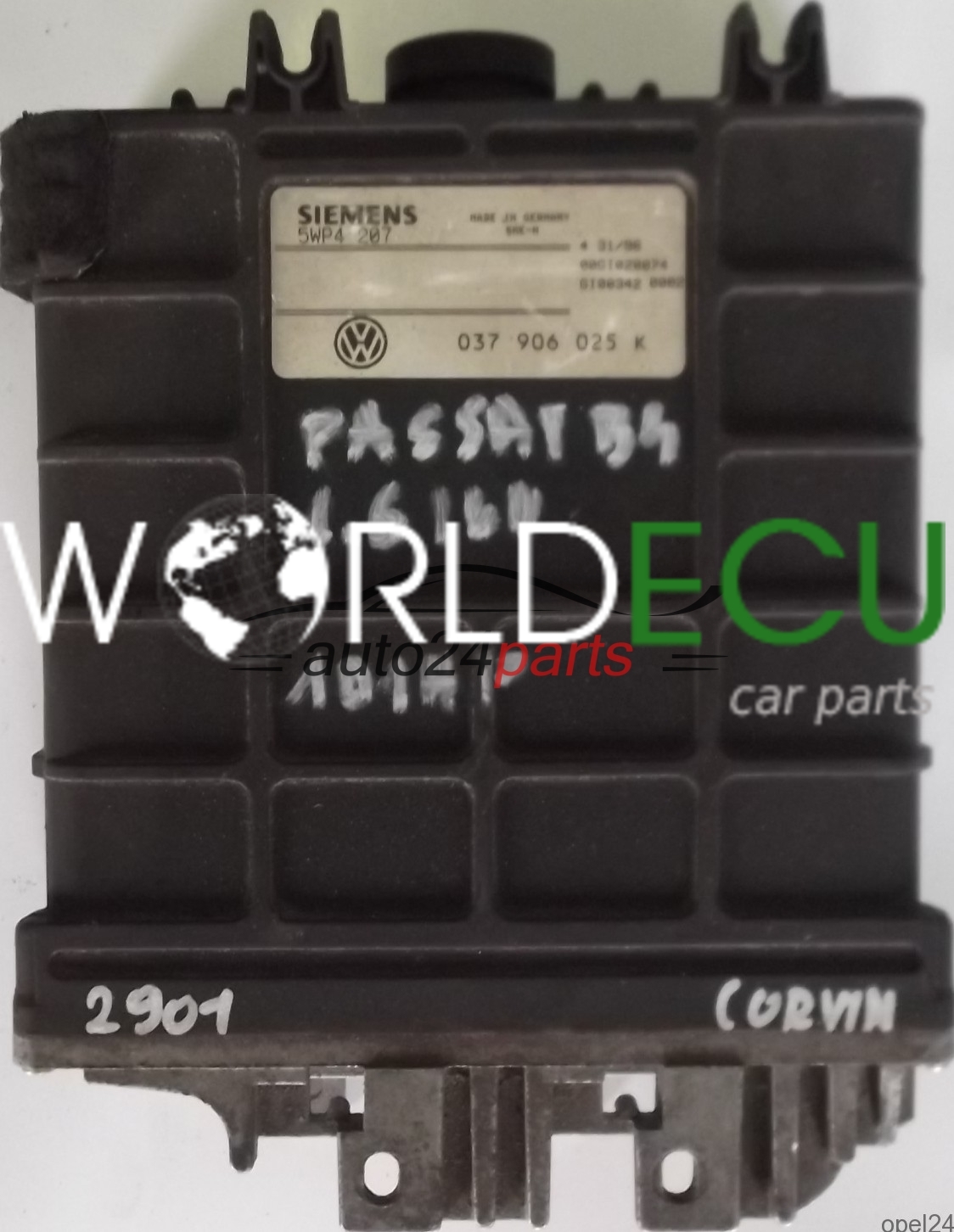 MOTORSTEUERGERAT ECU STEUERGERAT VW VOLKSWAGEN PASSAT 1.6 037906025K ...