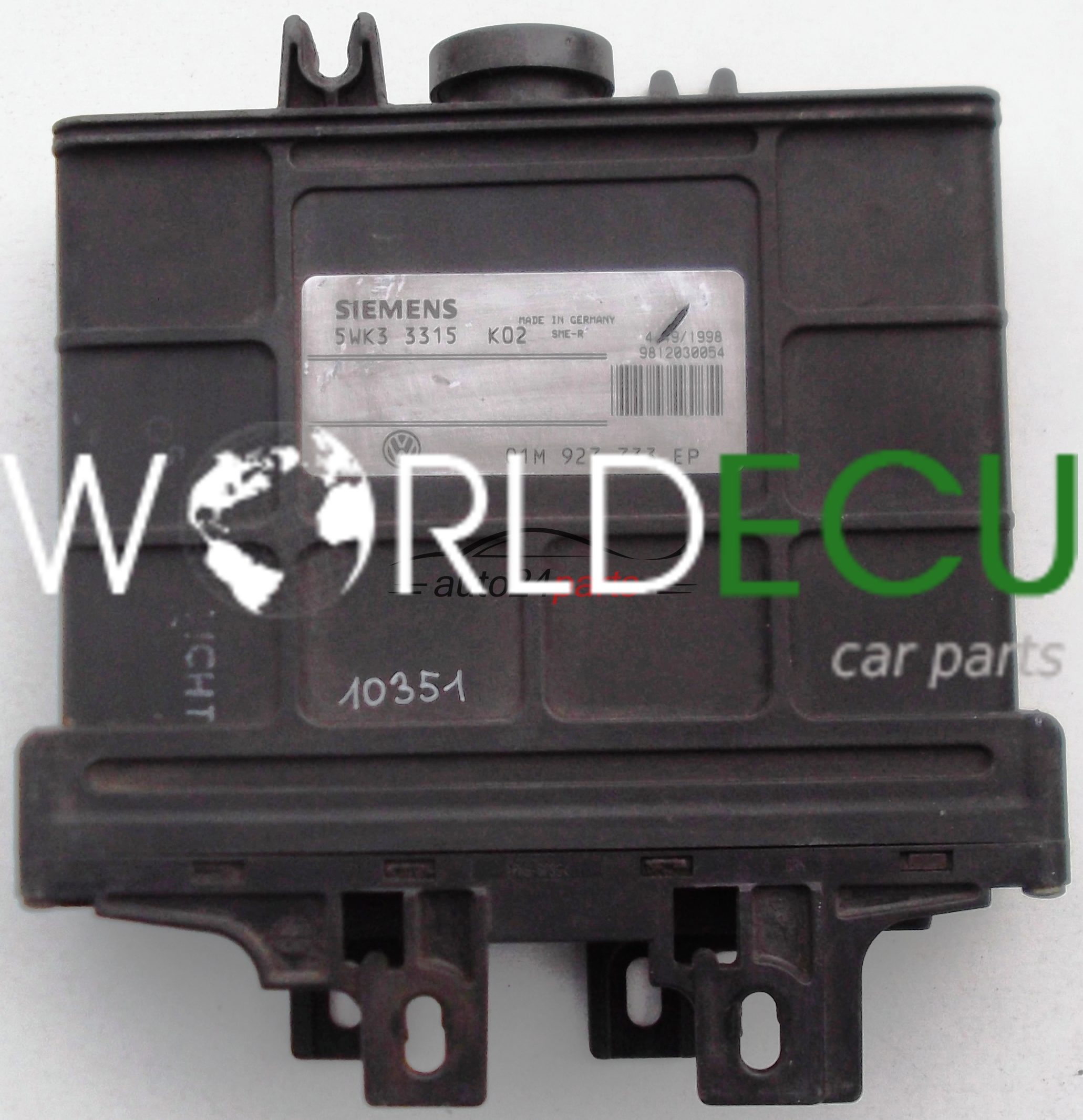 ECU AUTOMATIC GEARBOX SEAT 1.6, SIEMENS 5WK3 3315 K02