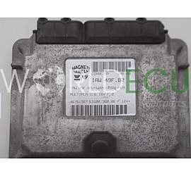 ECU ENGINE CONTROLLER FIAT MULTIPLA 1.6 16V 46761567, IAWF9FB2, IAW 49F.B2, IAW 49F.B2/HW002/4974-MEM, 6160036006