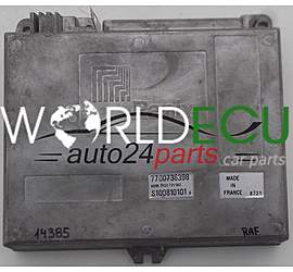 ECU CENTRALITA DE MOTOR RENAULT RENIX S100810101 D, S100810101D, 7700736398, 7700735562