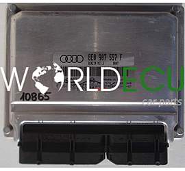 ECU ENGINE CONTROLLER AUDI A4 2.0 BOSCH 0 261 207 401, 0261207401, 8E0 907 557 F, 8E0907557F