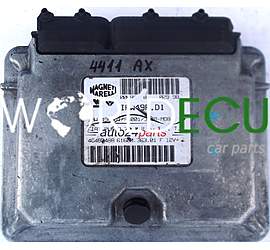 CENTRALINA MOTORE FIAT PUNTO 1.2 IAW49FD1, IAW 49F.D1/HW001/3948-MDB 46480488 6160036301, 61600.363.01