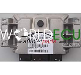 ECU ENGINE CONTROLLER CITROEN C4 1.4 16V MAGNETI MARELLI IAW 6LP2.05, IAW6LP205, HW 16.631.054, 16631054, 9653979480, SW 16.735.054, 16735054, 9659099180